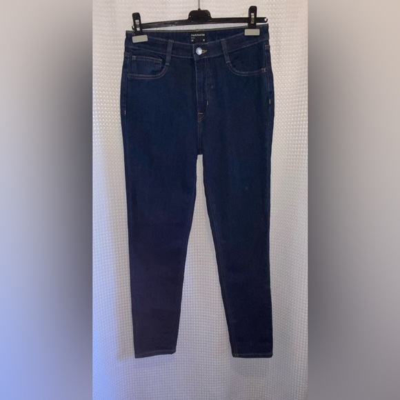 Women’s FRANK&OAK KIM Slim fit dark blue wash Jeans size 28 - Picture 3 of 16